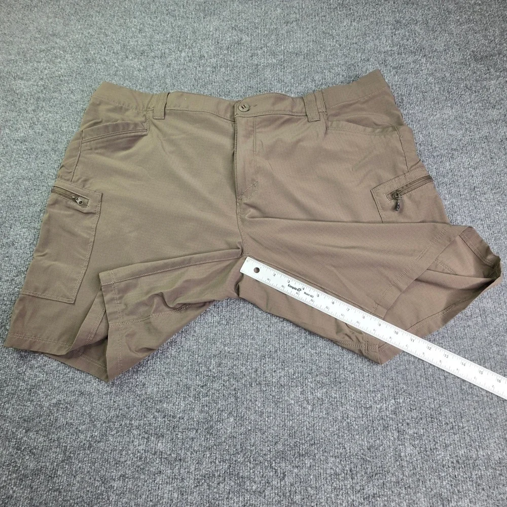 5.11 Tactical Cargo Shorts Mens 44 Brown Ripstop Stretch Utility 73365-367